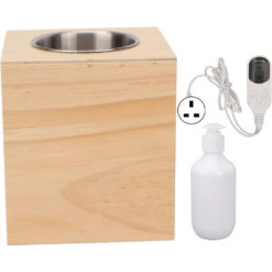 Portable and stationary massage oil warmer